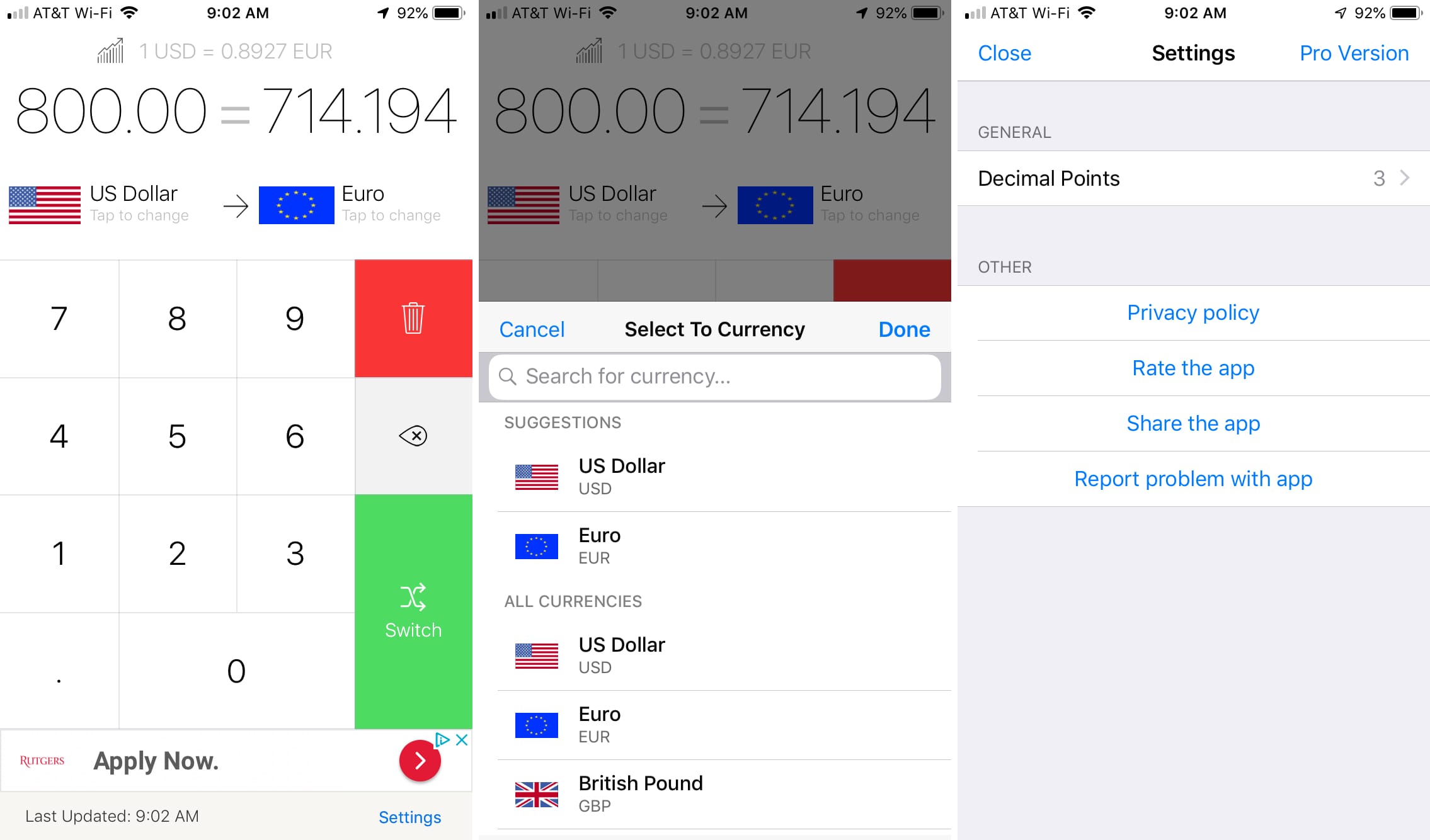 currency converter app for mac
